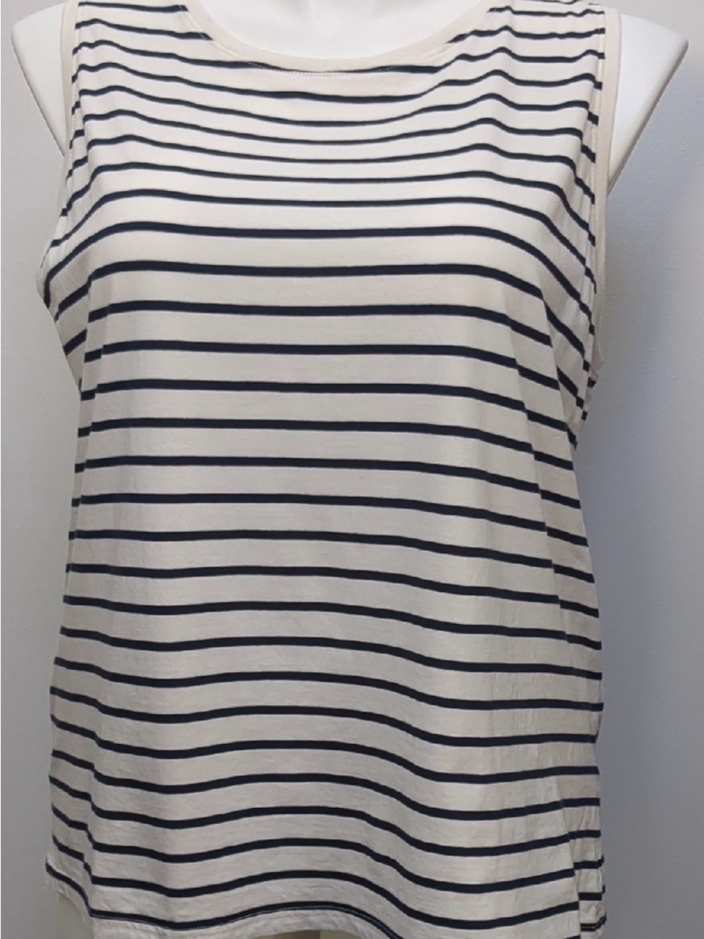 Pact Sonoma Stripe Softspun High Neck Tank